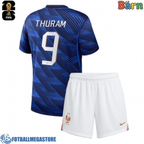 Fotballdrakt Barn Frankrike Marcus Thuram #9 Hjemmedraktsett VM 2026 Kortermet (+ Korte bukser)
